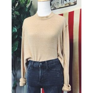 We The Free (free people) Ribbed Long Sleeve Shirt